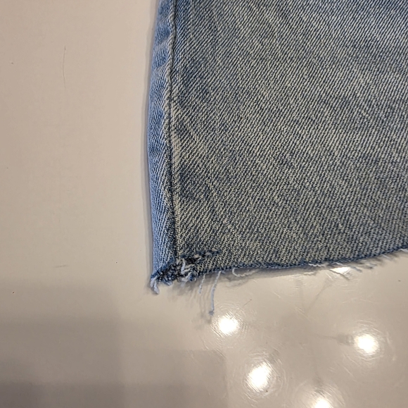 Hot Topic Tokidoki Plus Size Blue Jean Shorts Distressed Raw Hem New Custom Cut - Picture 6 of 15